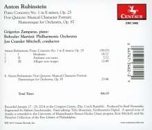 Anton Rubinstein (1829-1894): Klavierkonzert Nr.1, CD