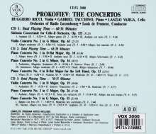 Serge Prokofieff (1891-1953): Klavierkonzerte Nr.1-5, 3 CDs