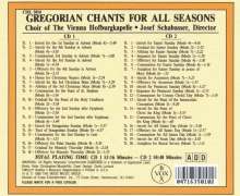 Gregorian Chants, CD