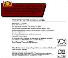 Johann Strauss II (1825-1899): His Story &amp; His Music, CD