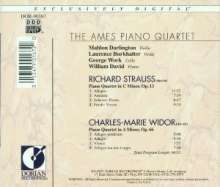 Charles-Marie Widor (1844-1937): Klavierquartett op.66, CD