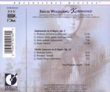 Erich Wolfgang Korngold (1897-1957): Sinfonietta für großes Orchester op.5, CD