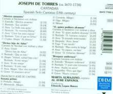 Joseph de Torres (1670-1738): Kantaten, CD