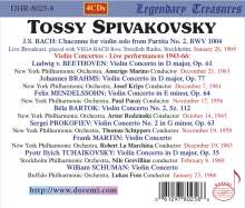 Tossy Spivakovsky - Legendary Treasures, 4 CDs
