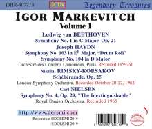 Igor Markevitch Vol.1 - Legendary Treasures, 2 CDs