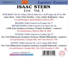 Isaac Stern - Live Vol.3, 2 CDs