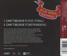 Flo Rida: Can't Believe It (2track), Maxi-CD