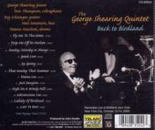 George Shearing (1919-2011): Back To Birdland, CD