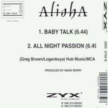 Alisha: Baby Talk, Maxi-CD