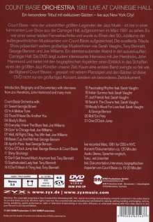Count Basie (1904-1984): 1981 Live At Carnegie Hall, DVD