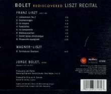 Jorge Bolet - Rediscovered Liszt-Recital, CD