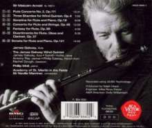 Malcolm Arnold (1921-2006): Flötenkonzerte Nr.1 &amp; 2, CD