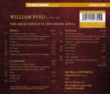 William Byrd (1543-1623): The Great Service In The Chapel Royal, CD