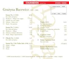 Grazyna Bacewicz (1909-1969): Werke für Violine &amp; Cello, CD