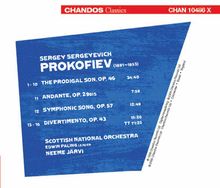Serge Prokofieff (1891-1953): The Prodigal Son op.46, CD