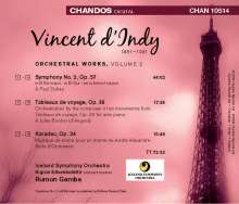 Vincent d'Indy (1851-1931): Orchesterwerke Vol.2, CD