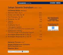 Johan Svendsen (1840-1911): Orchesterwerke Vol.1, CD