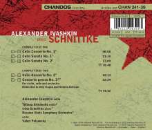 Alfred Schnittke (1934-1998): Cellokonzerte Nr.1 &amp; 2, 2 CDs