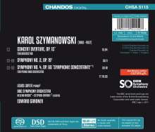 Karol Szymanowski (1882-1937): Symphonien Nr.2 &amp; 4, Super Audio CD