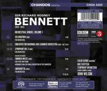 Richard Rodney Bennett (1936-2012): Orchesterwerke Vol.1, Super Audio CD