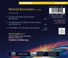 Nimrod Borenstein (geb. 1969): Violinkonzert op.60, Super Audio CD