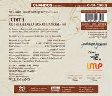 Hubert Parry (1848-1918): Judith or The Regeneration of Manasseh (Oratorium, 1888), 2 Super Audio CDs