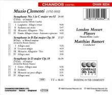 Muzio Clementi (1752-1832): Symphonie Nr.1, CD
