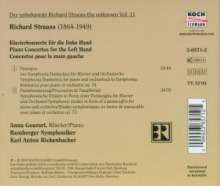 Richard Strauss (1864-1949): Klavierkonzert für die linke Hand, CD
