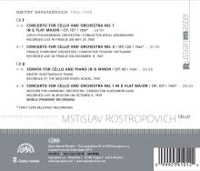 Mstislav Rostropovich - Rostropovich plays Schostakowitsch, 2 CDs