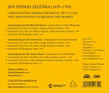 Jan Dismas Zelenka (1679-1745): Lamentationes Jeremiae ZWV 53, CD