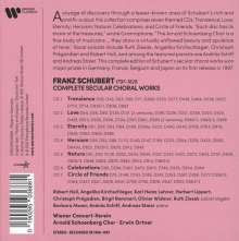 Franz Schubert (1797-1828): Das weltliche Chorwerk, 7 CDs