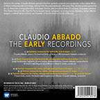 Claudio Abbado - The Early Recordings (als Dirigent, Pianist und Cembalist), CD