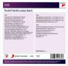 Rudolf Serkin plays Bach, 3 CDs