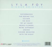 Lyla Foy: Bigger Brighter, CD