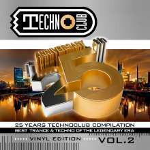 25 Years Techno Club Compilation Vol. 2 (Limited Edition) (Gold &amp; Black Vinyl), 2 LPs