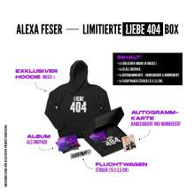 Alexa Feser: Liebe 404 (limitierte Fanbox mit Hoodie in Größe L), 1 CD und 1 Merchandise