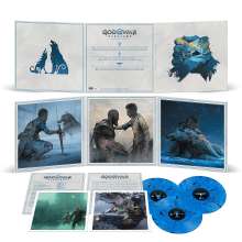 Filmmusik: God Of War Ragnarök (Blue Marbled Vinyl), 3 LPs
