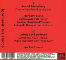 Igor Levit Resistance. Arnold Schoenberg, Ode to Napoleon Buonaparte. Ludwig van Beethoven, Symphony No. 3 "Eroica".