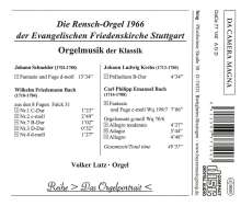 Volker Lutz - Die Rensch-Orgel 1966, CD
