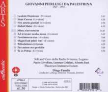 Giovanni Pierluigi da Palestrina (1525-1594): Missa Sine Nomine, CD