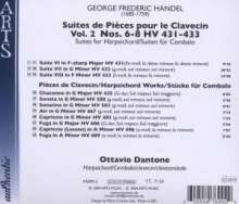 Georg Friedrich Händel (1685-1759): Cembalowerke Vol.2, CD