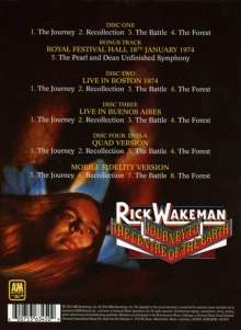 Rick Wakeman: Journey To The Centre Of The Earth: In Concert 1974 (Limited-Edition), 3 CDs und 1 DVD-Audio