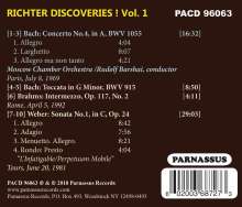 Svjatoslav Richter - Richter Discoveries! Vol. 1, CD