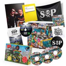 SDP: Ein gutes schlechtes Vorbild (Limited Ultra Fan Edition), 3 CDs, 1 Blu-ray Disc, 1 Buch und 1 Merchandise