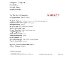 The Gurdjieff Ensemble - Zartir, CD