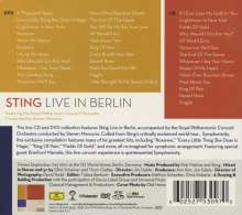 Sting (geb. 1951): Symphonicities - Live in Berlin  (CD + DVD), 1 CD und 1 DVD