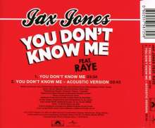 Jax Jones: You Don't Know Me (2-Track), Maxi-CD
