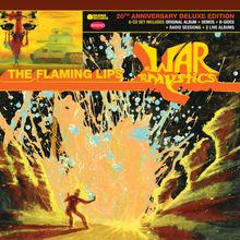 20th Anniversary Deluxe Edition einer 6-CD von The Flaming Lips. Illustration mit Explosion und Silhouette einer Person.