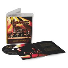 "The Doors", "Unbound and Dangerous", "High Fidelity", "Pure Audio". CD-Hülle mit Band-Cover und CD im Vordergrund.