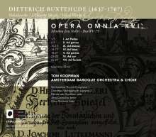 Dieterich Buxtehude (1637-1707): Opera Omnia XVI (Vokalwerke 6), CD